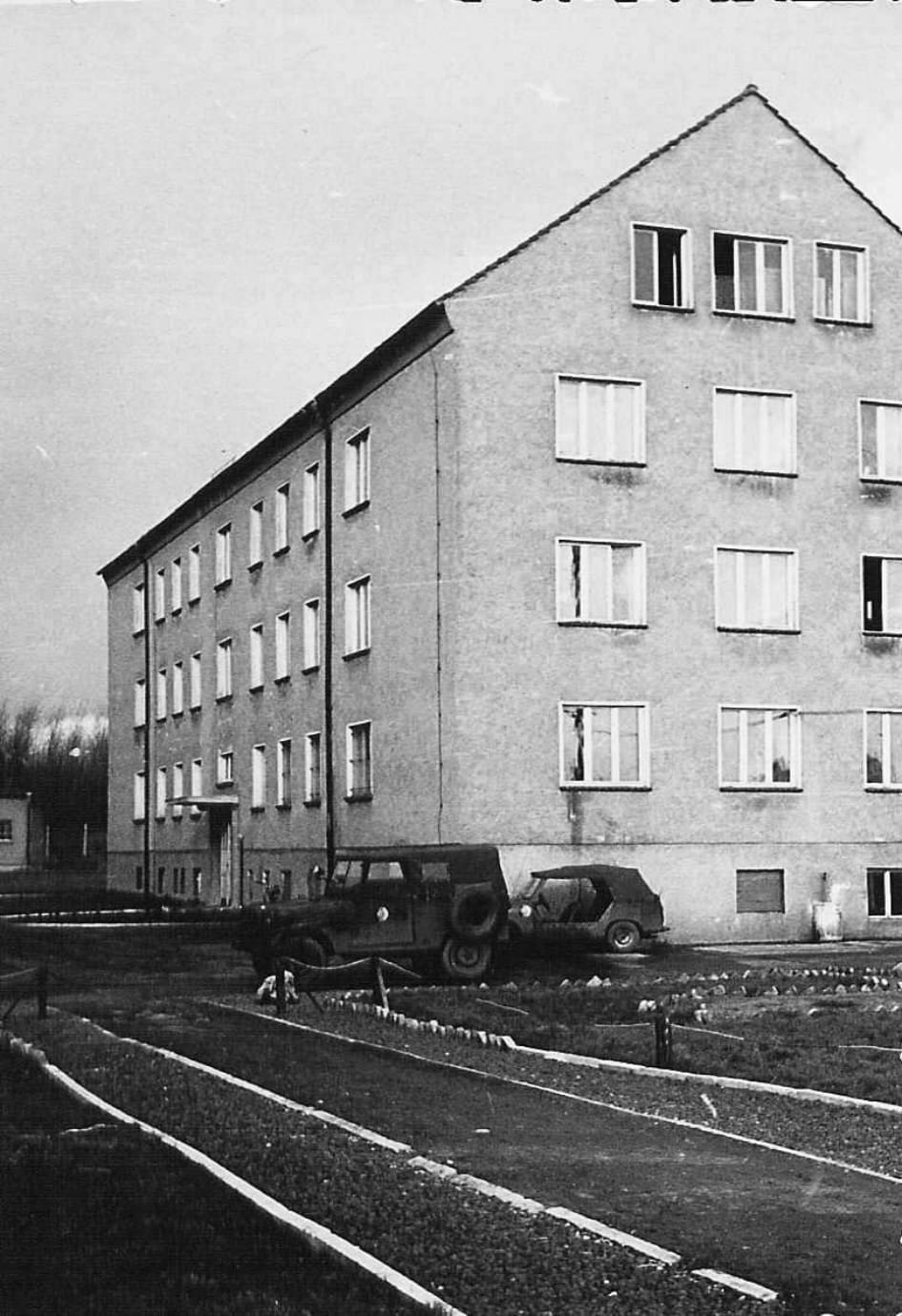 Photo of the barracks in Hötensleben